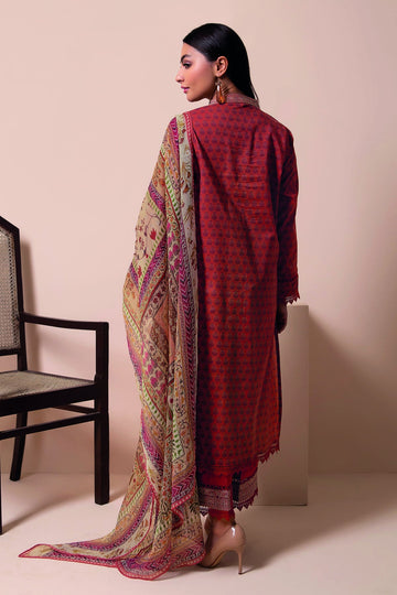 B22112 Red Khaadi Online Spring Summer 2022